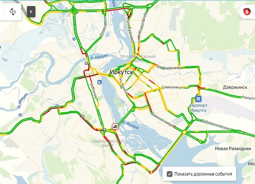 Ижевск пробки на дорогах. Пробки Иркутск.